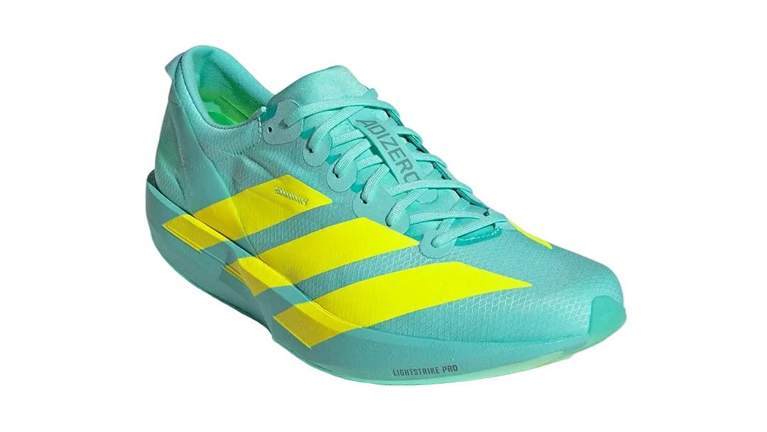 Adizero Adios 9 Flash Aqua Lucid Lemon