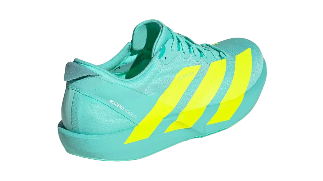Adizero Adios 9 Flash Aqua Lucid Lemon