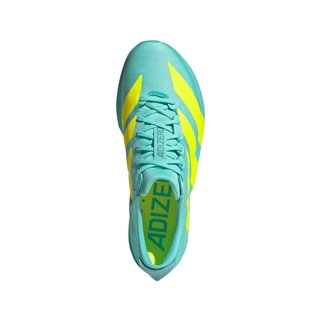 Adizero Adios 9 Flash Aqua Lucid Lemon