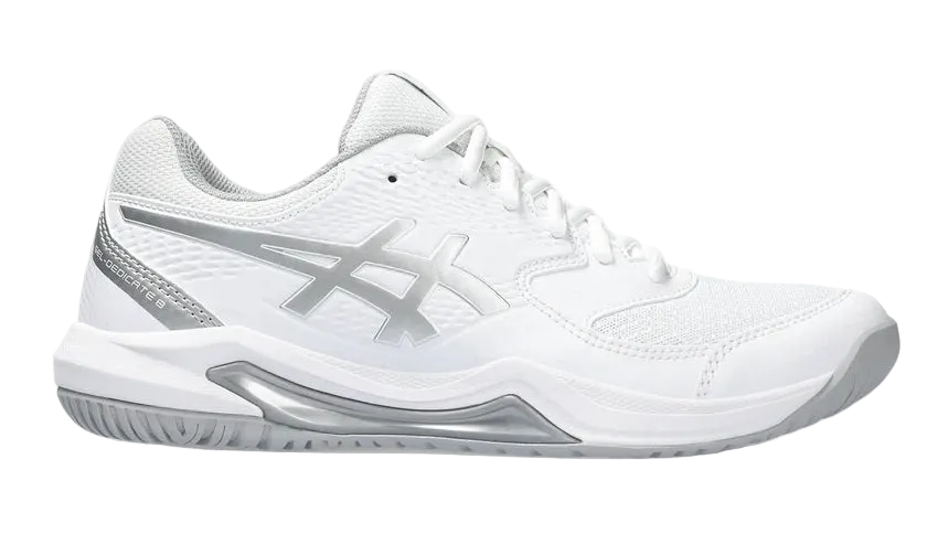 Asics Gel Dedicate 8 White Pure Silver Women