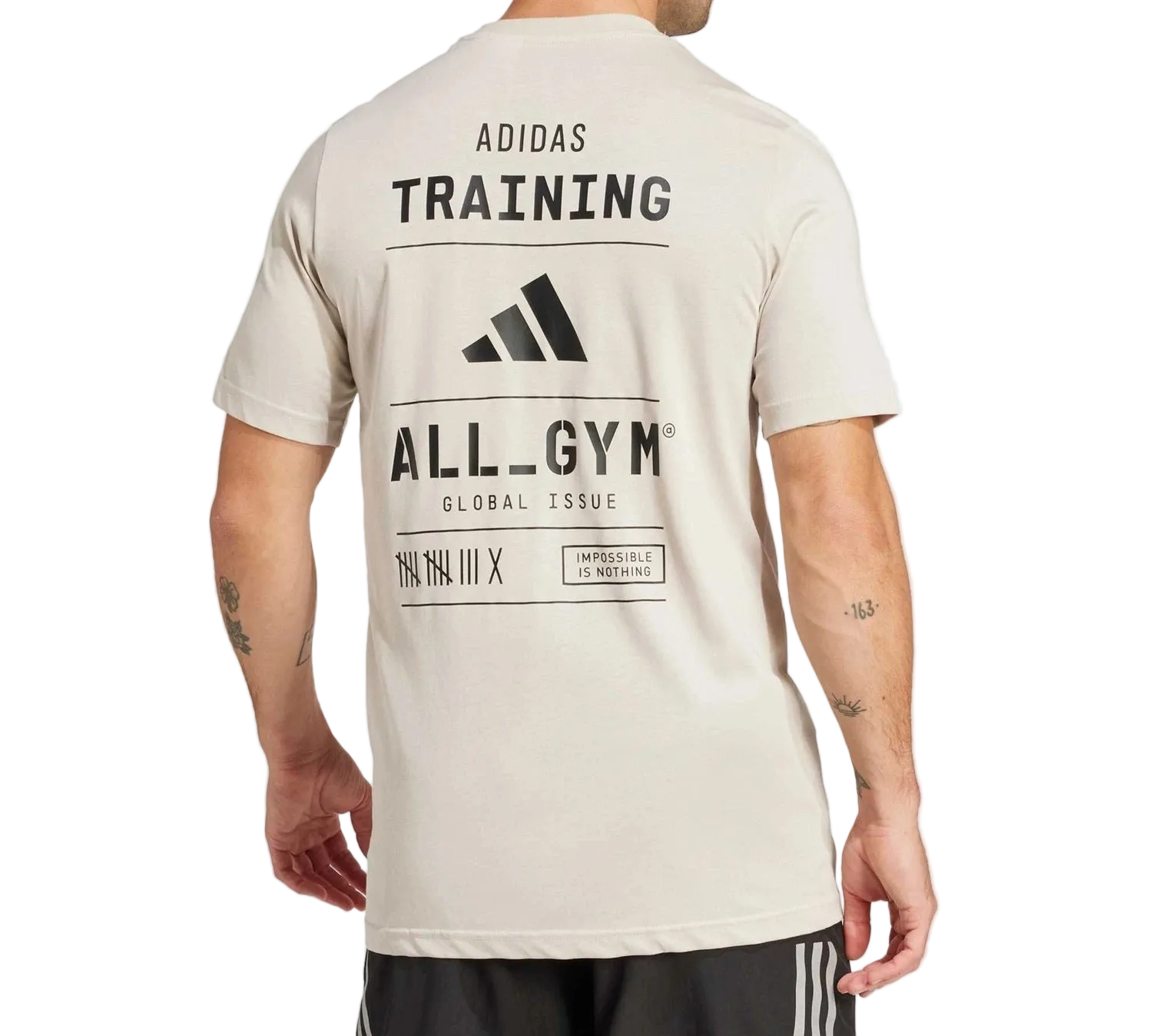 All Gym Category Graphic Tee Shirt Beige