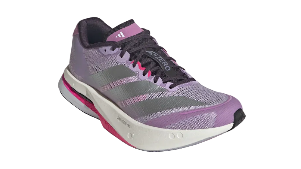 Adizero Boston 13 Powder Plum Silver Women