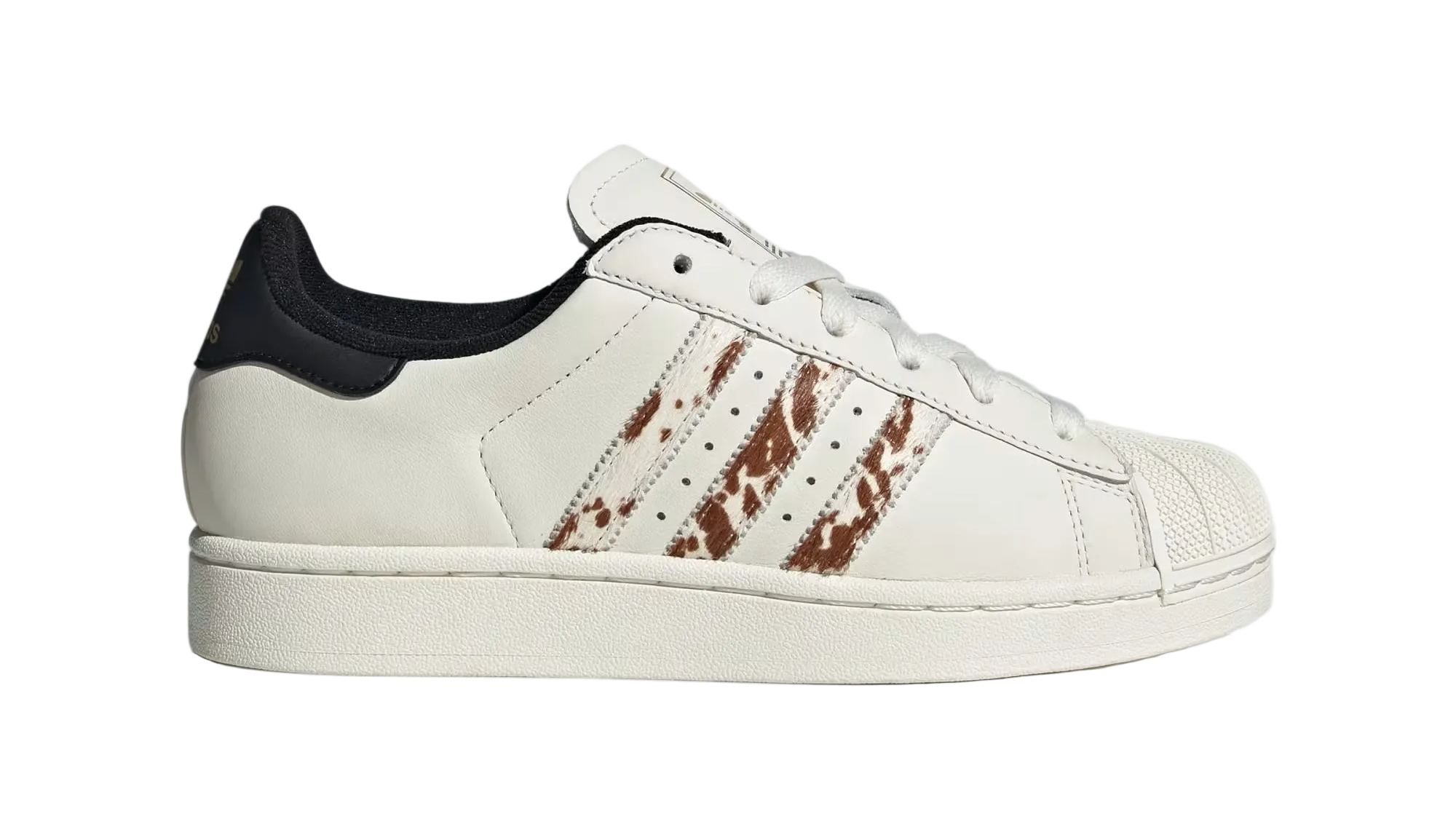 Superstar II Off White Cow Print Women