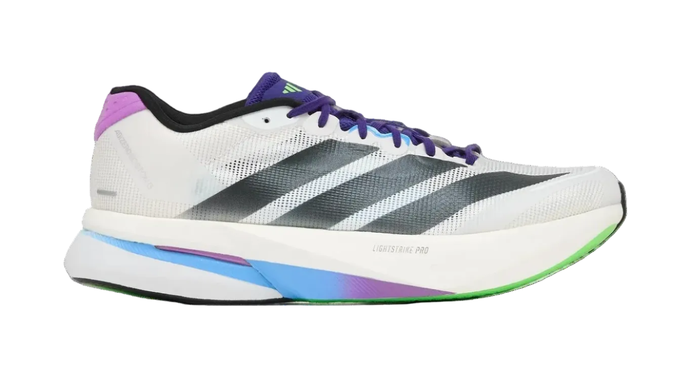 Adizero Boston 13 White Lime Burst