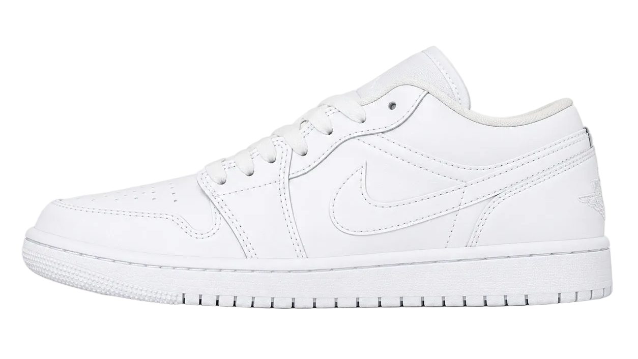 Nike Jordan 1 Low Triple Wht Women