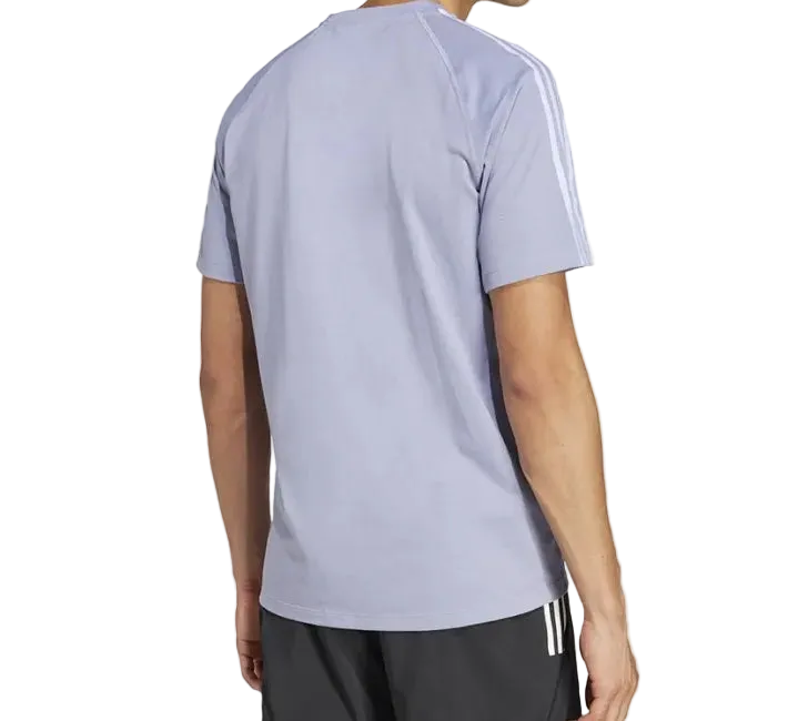 Own The Run 3 Stripe Shirt Silver Violet
