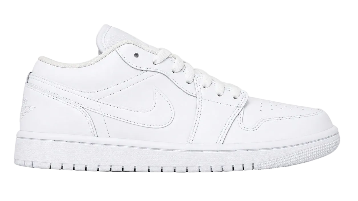 Nike Jordan 1 Low Triple Wht Women