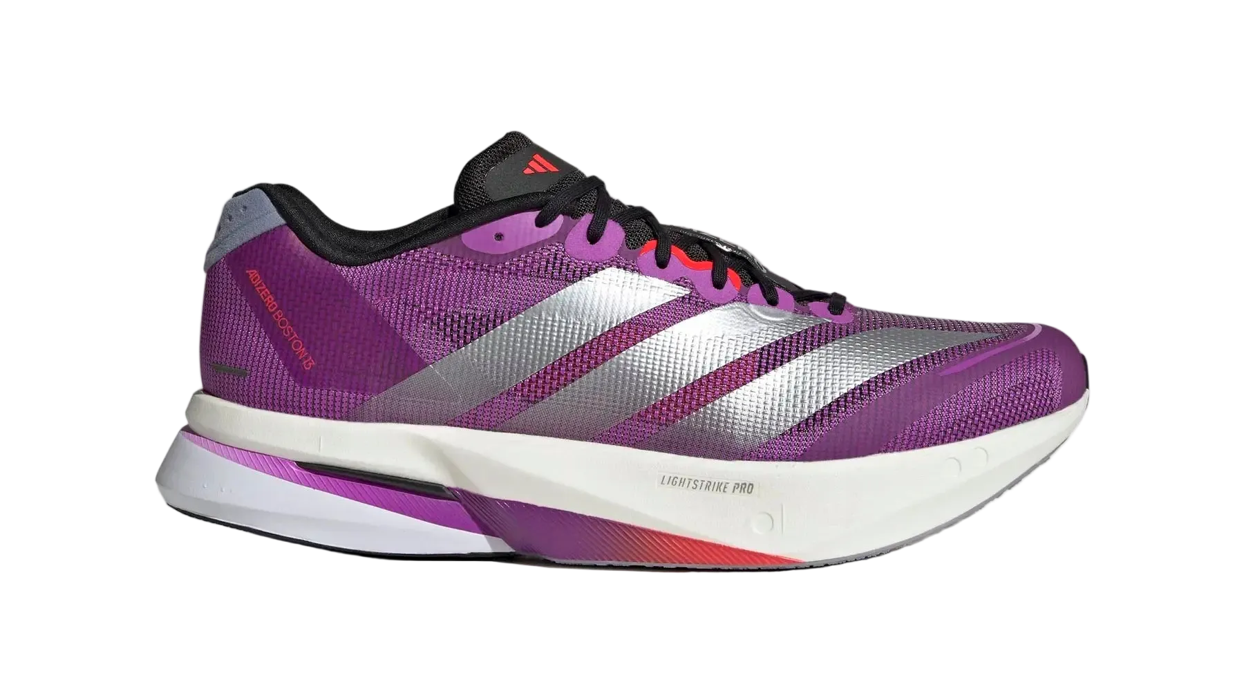 Adizero Boston 13 Purple Burst Silver Metallic