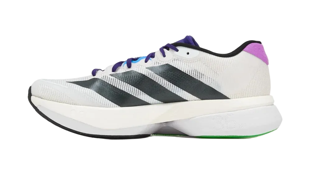 Adizero Boston 13 White Lime Burst