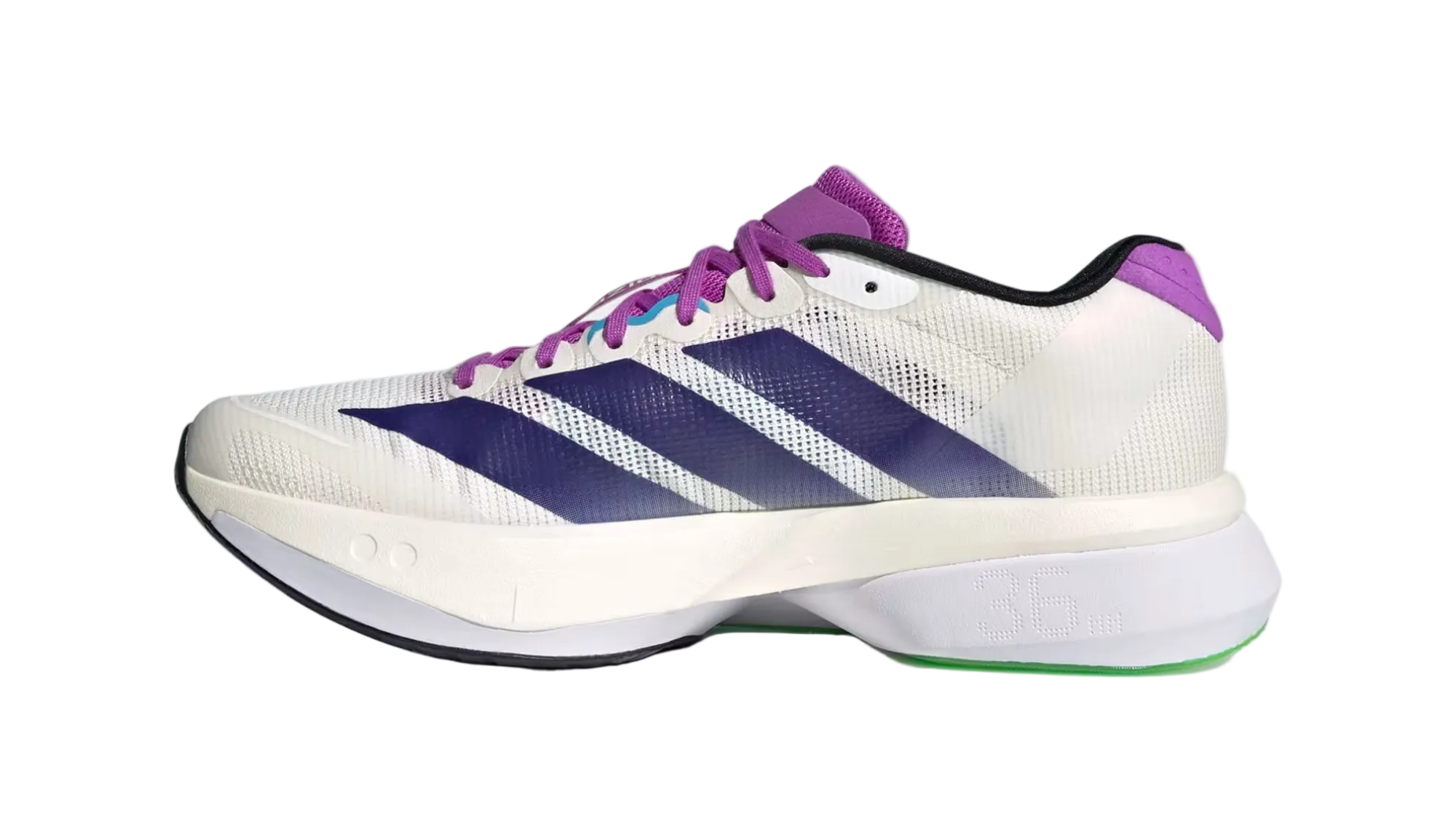Adizero Boston 13 White Purple Burst Women
