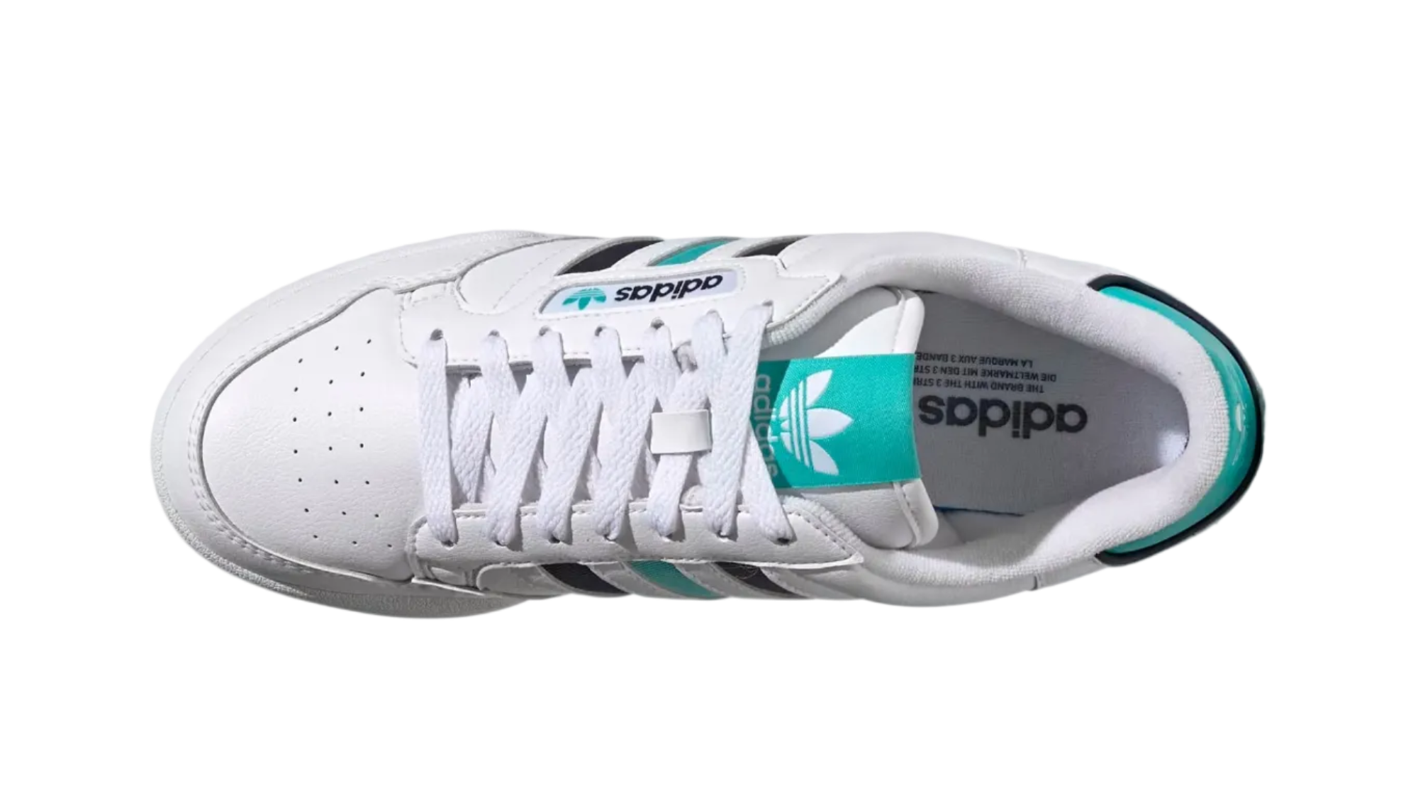 No Box Adidas Continental 80 Blk/Mint Stripe Women