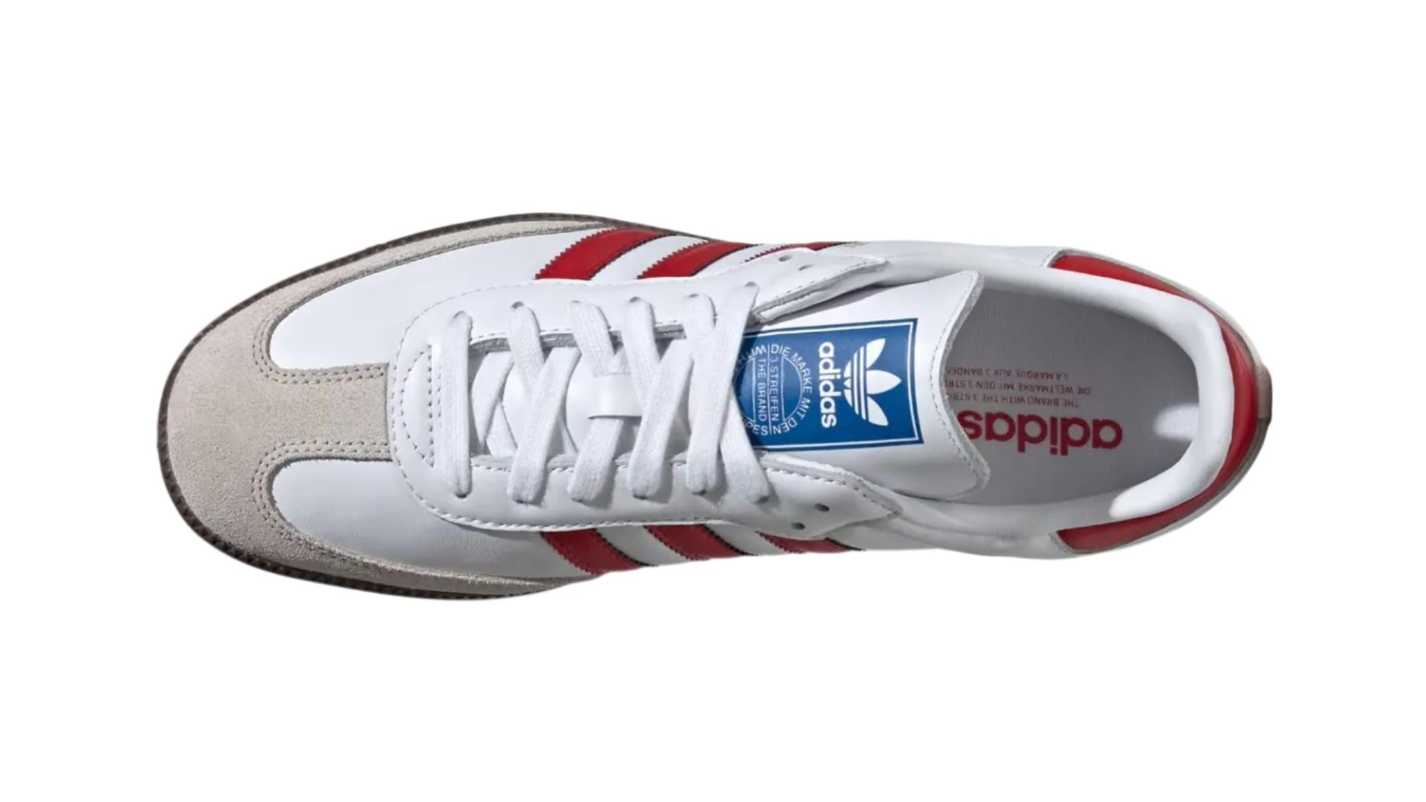 Samba OG Wht Scarlet Red