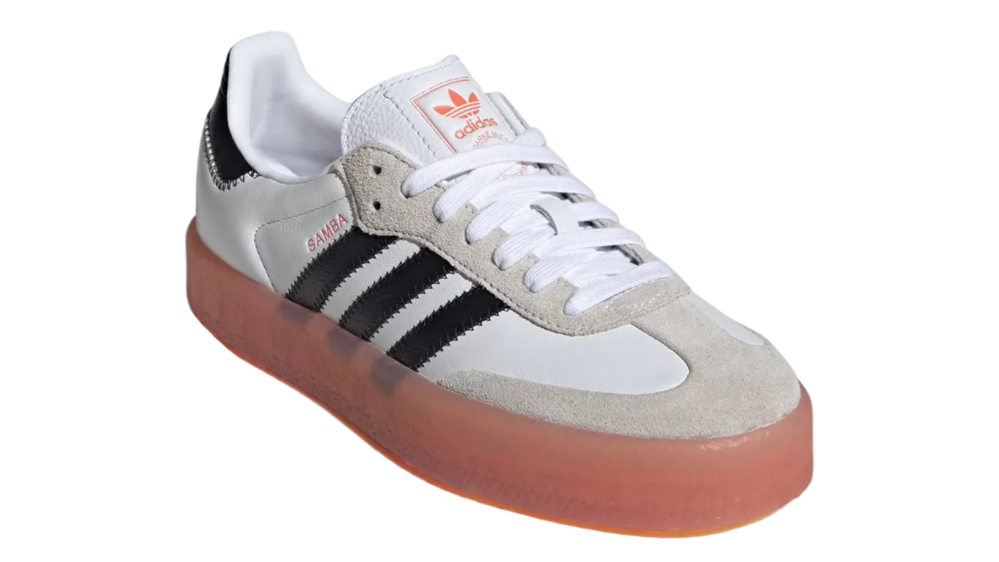 Sambae White Black Semi Coral Women
