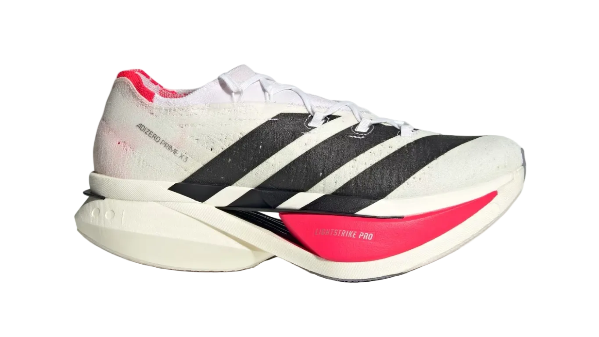 Adizero Prime X3 Strung White Black Lucid Red