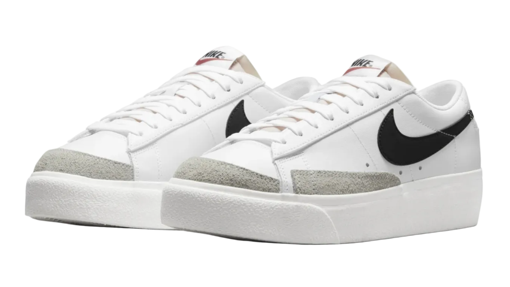 Blazer Low Platform White Black Women