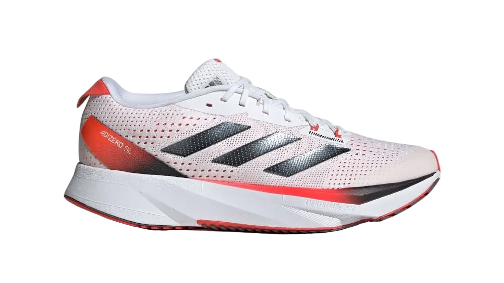 Adizero SL Cloud Wht Bright Red