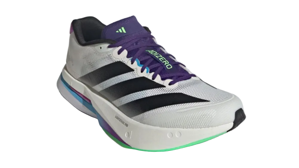 Adizero Boston 13 White Lime Burst
