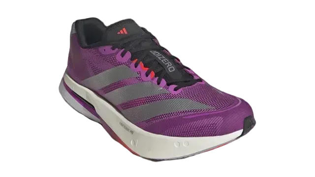 Adizero Boston 13 Purple Burst Silver Metallic