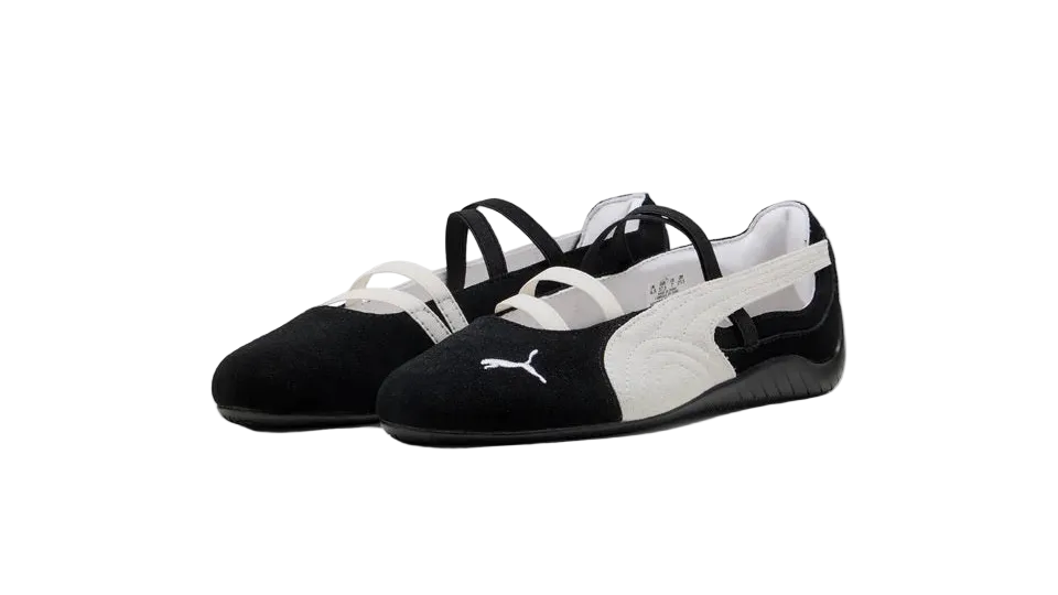 Speedcat Ballet Black/Wht Suede Women