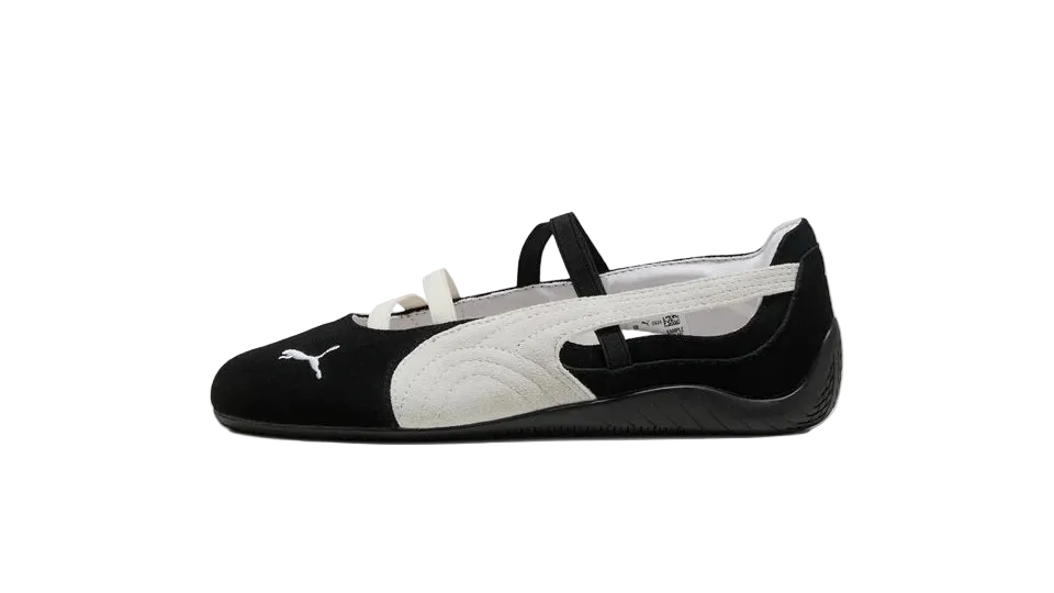 Speedcat Ballet Black/Wht Suede Women