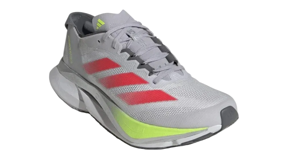 Adizero Boston 12 Grey Red Lemon Women