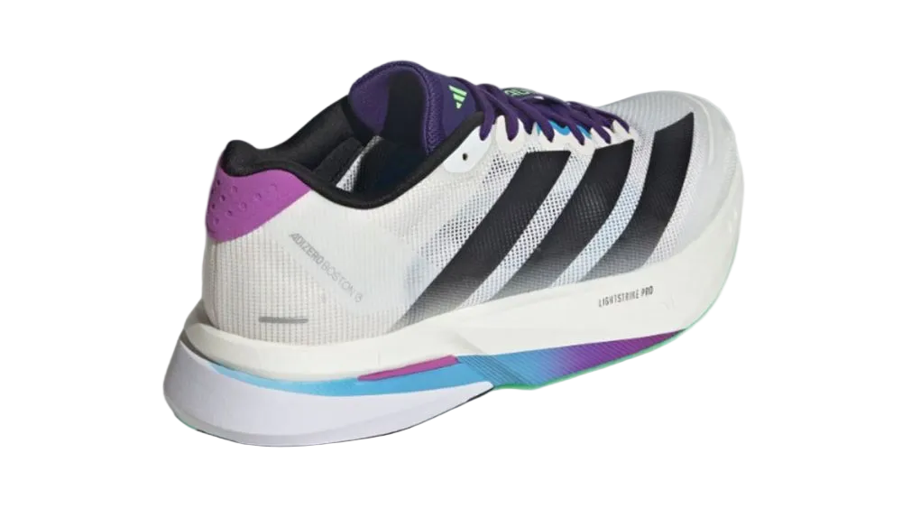 Adizero Boston 13 White Lime Burst