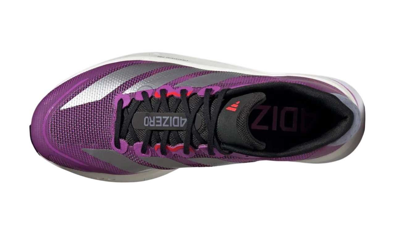 Adizero Boston 13 Purple Burst Silver Metallic