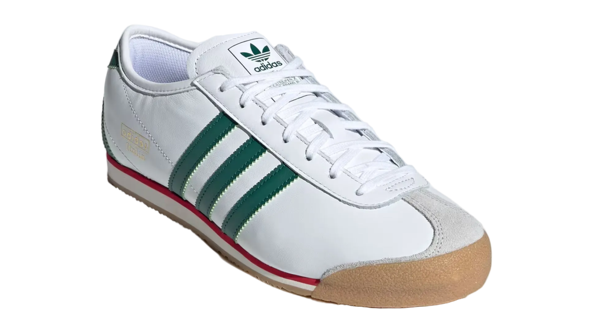 Italia 70s Wht/ Collegiate Green