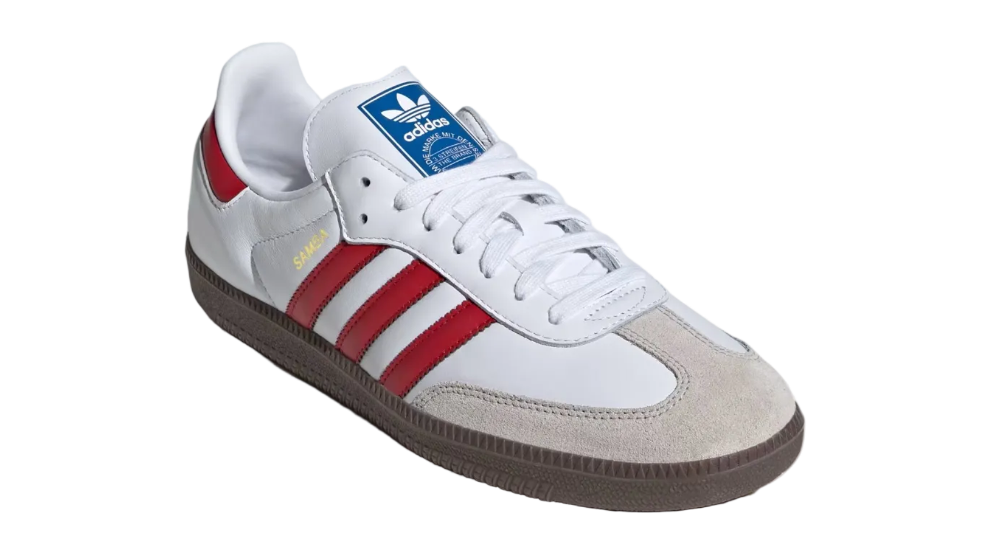 Samba OG Wht Scarlet Red