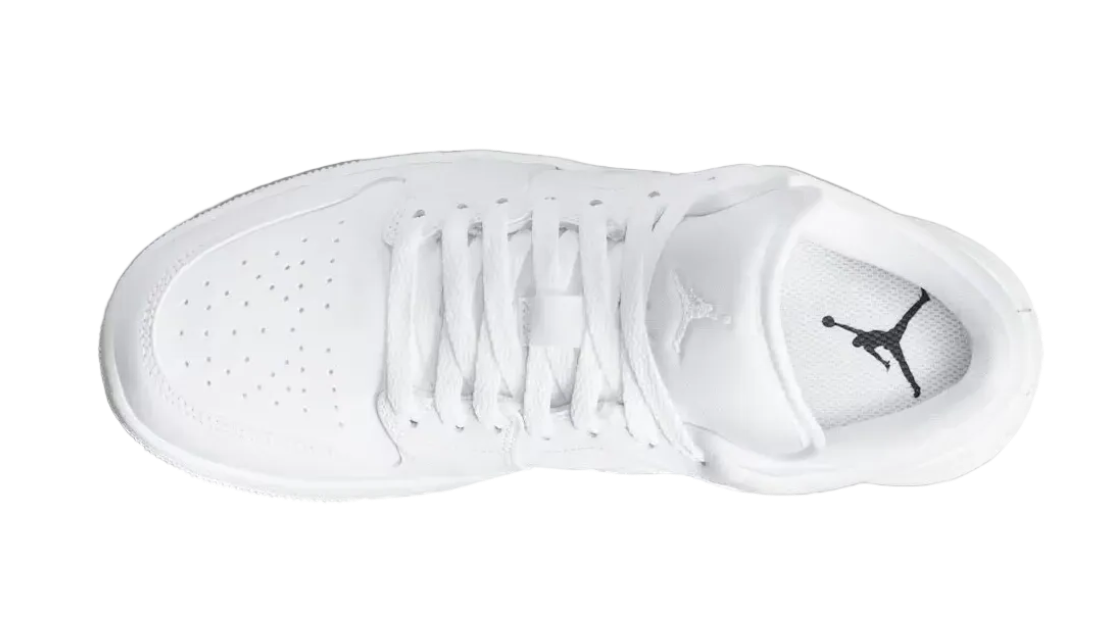 Nike Jordan 1 Low Triple Wht Women
