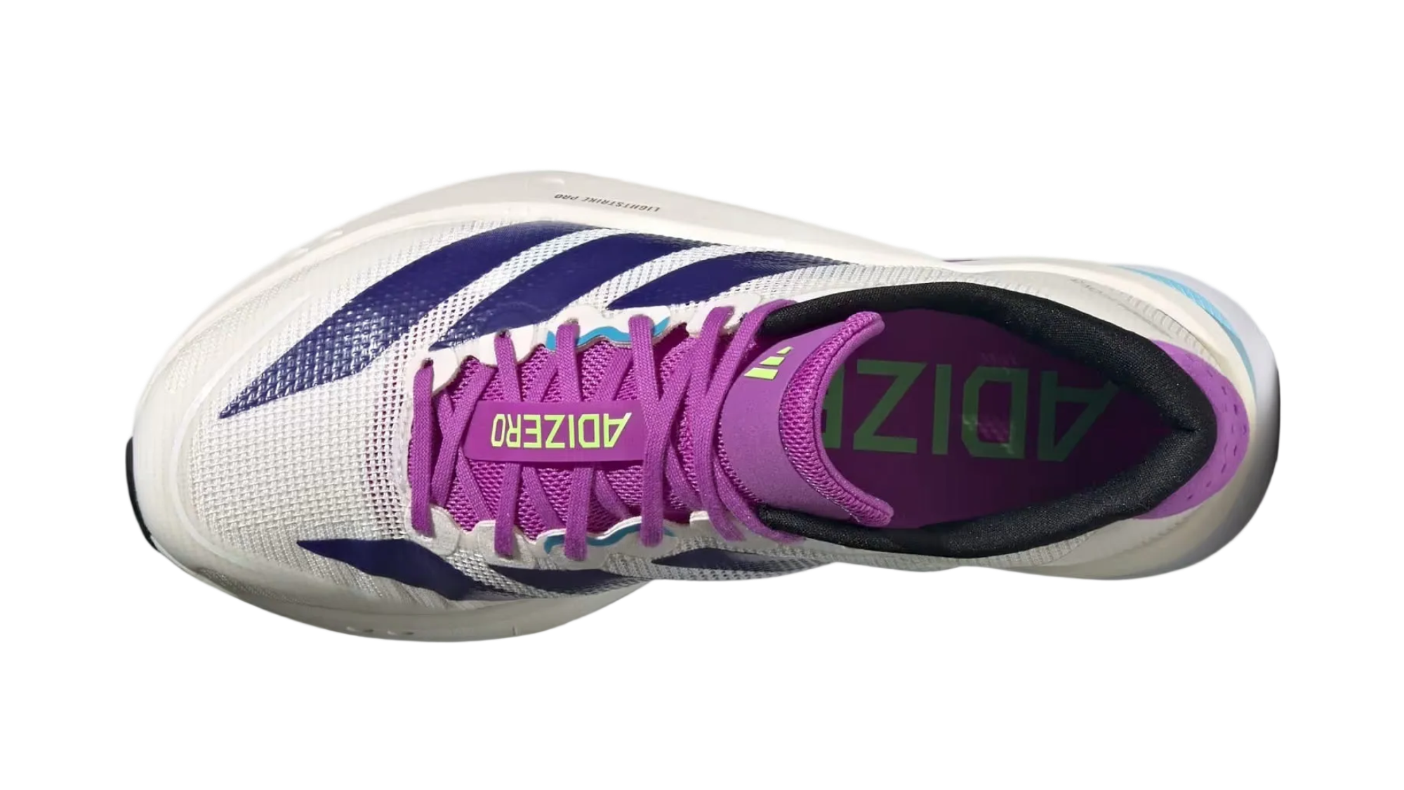 Adizero Boston 13 White Purple Burst Women