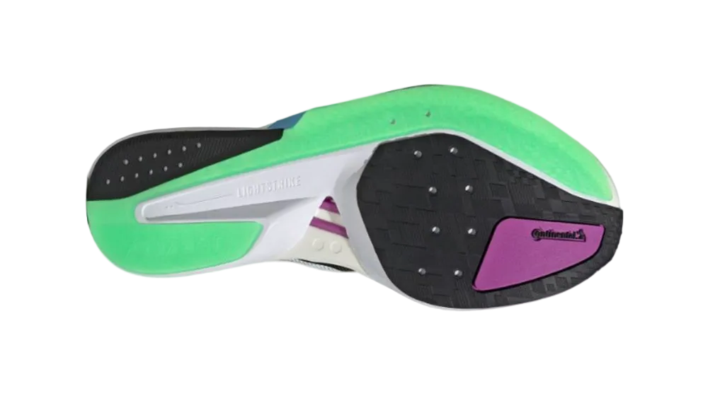 Adizero Boston 13 White Lime Burst