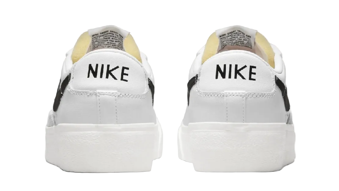 Blazer Low Platform White Black Women