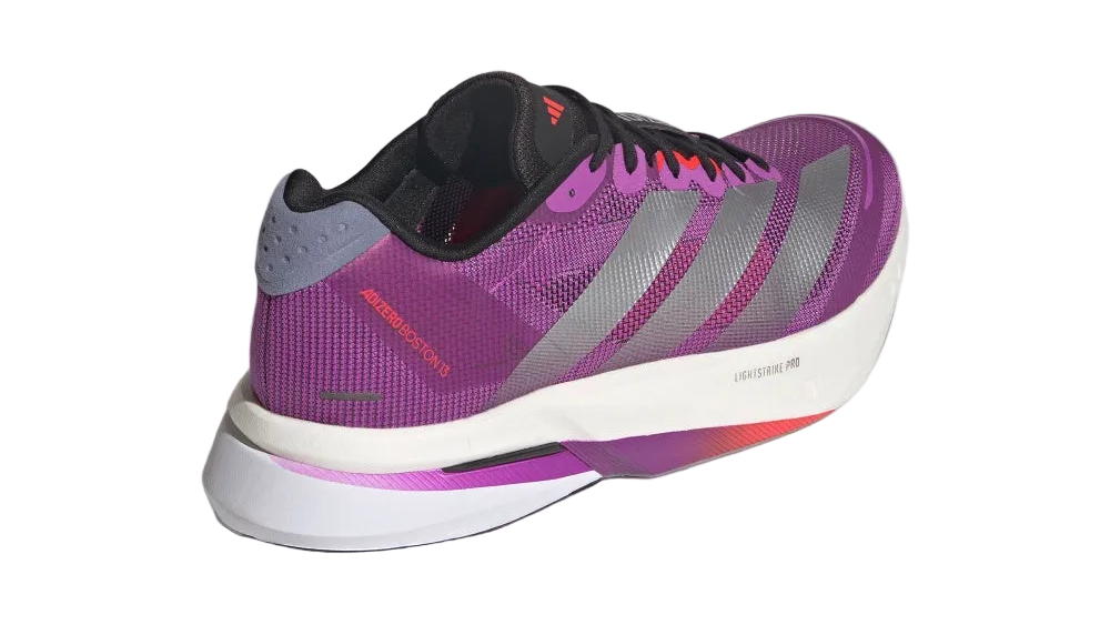 Adizero Boston 13 Purple Burst Silver Metallic