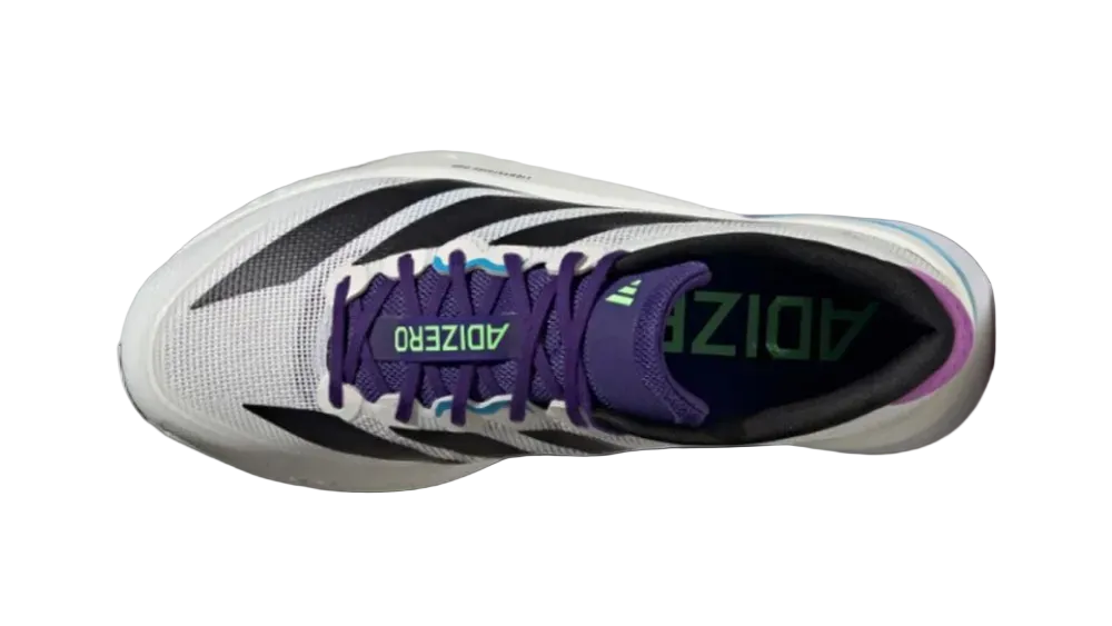 Adizero Boston 13 White Lime Burst