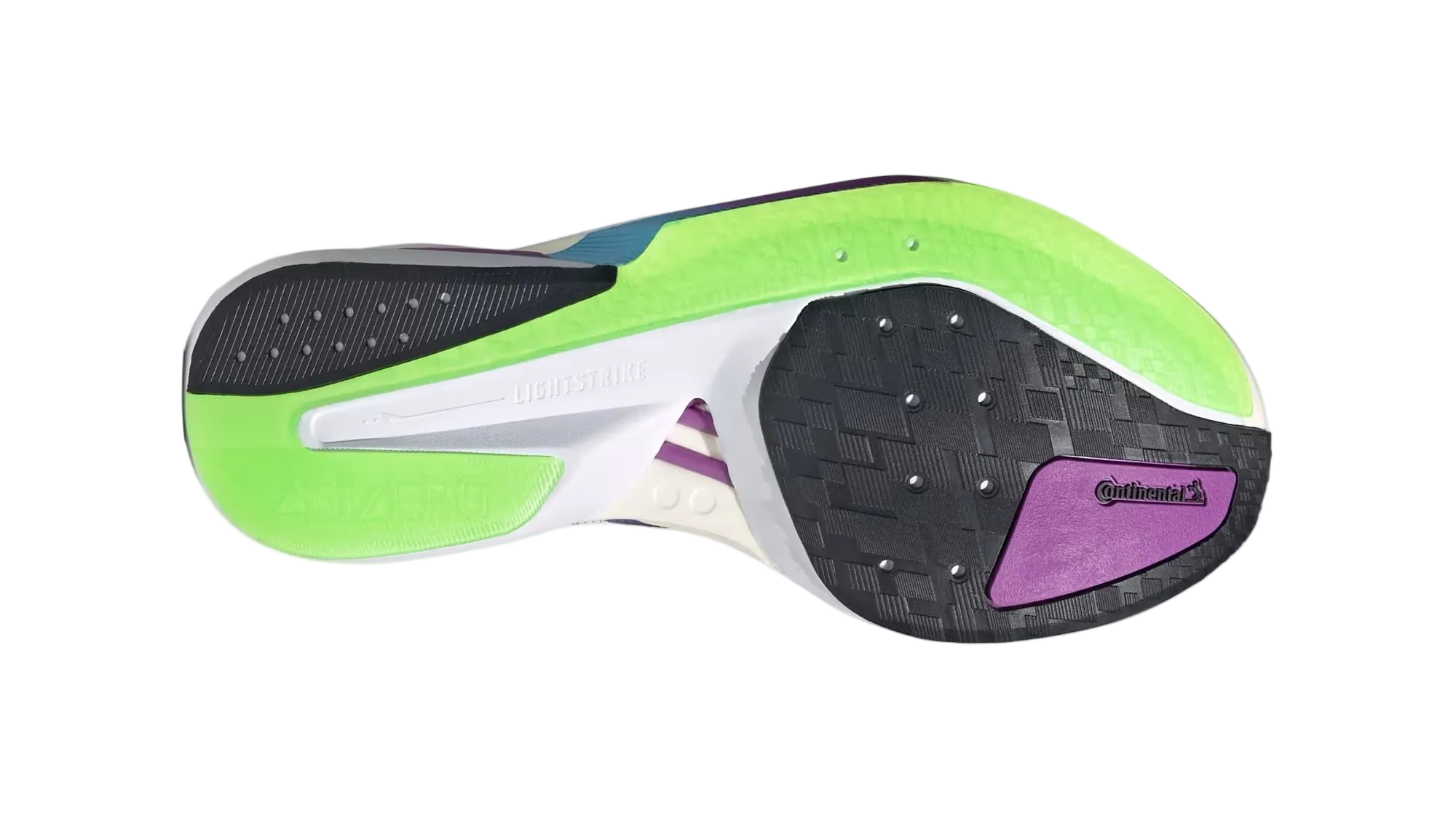 Adizero Boston 13 White Purple Burst Women
