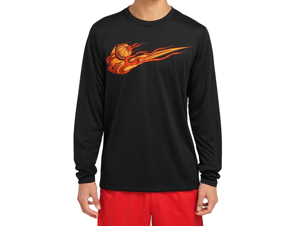 Dri-FIT Black Long-Sleeve Shirt