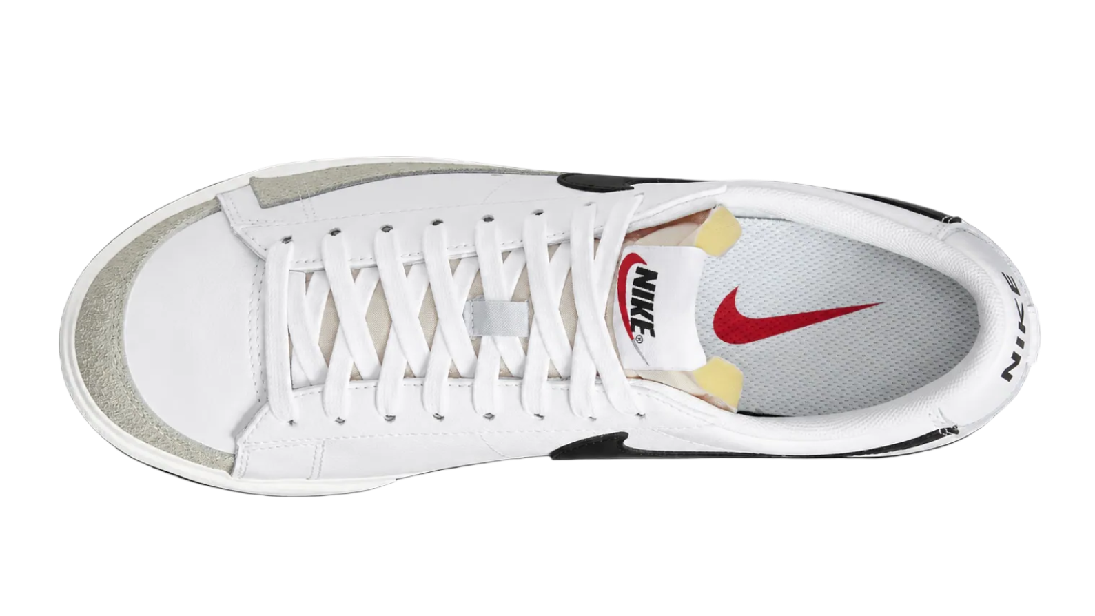 Blazer Low Platform White Black Women