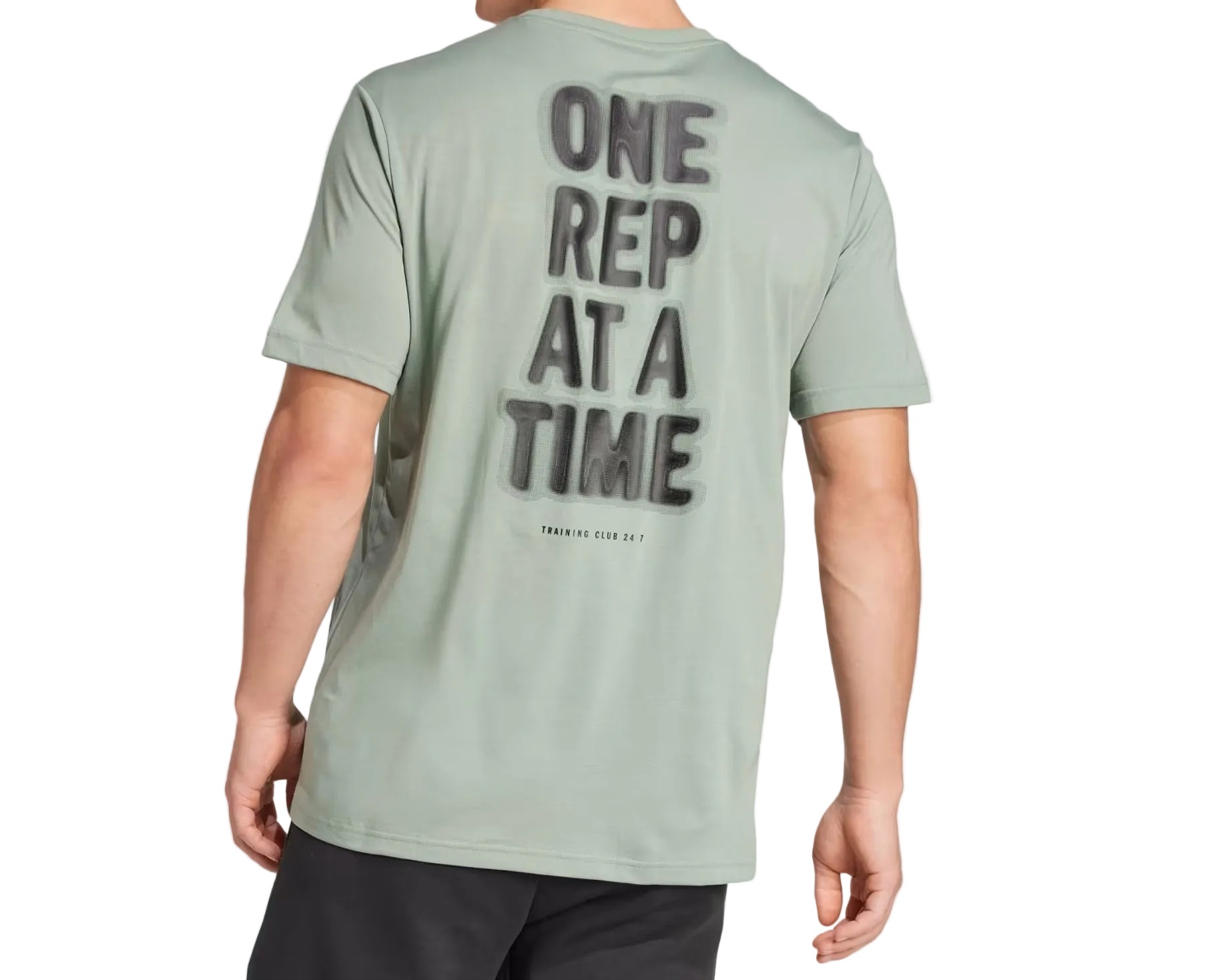 Climacool OneRepAtATime Graphic Tee Silver Green