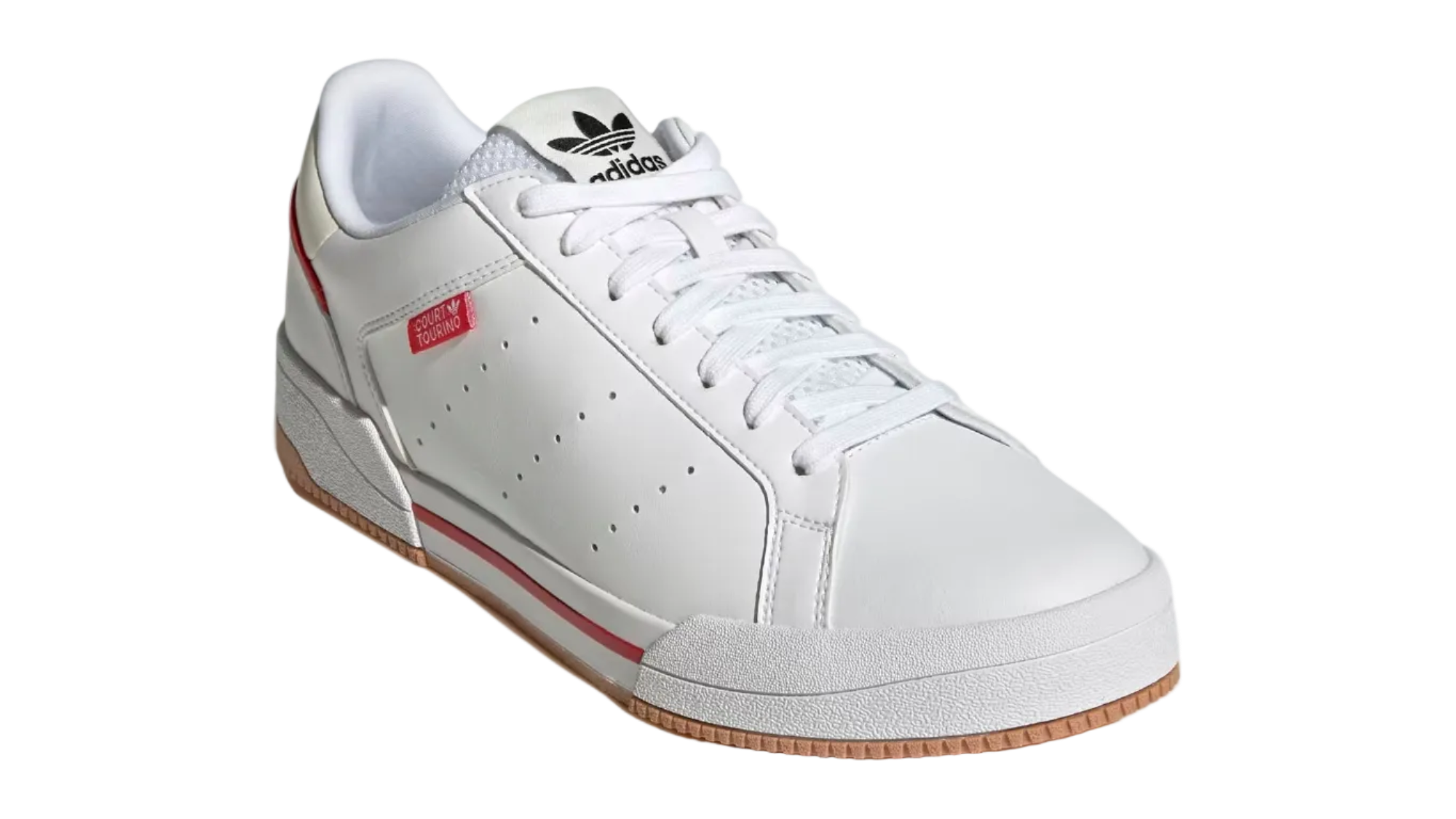 Court Tourino Cloud White Vivid Red