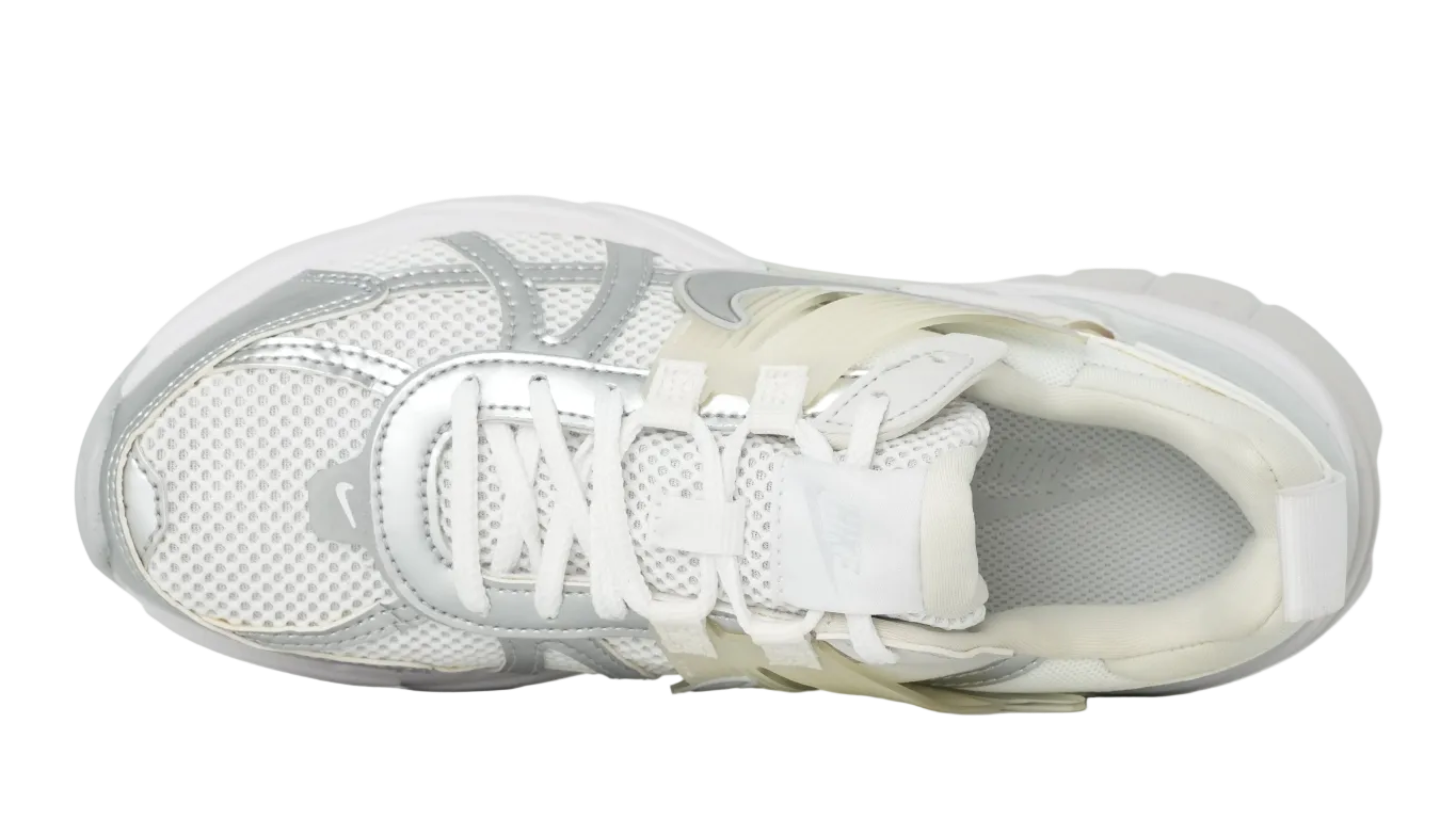 V2K Run Metallic Silver White Women