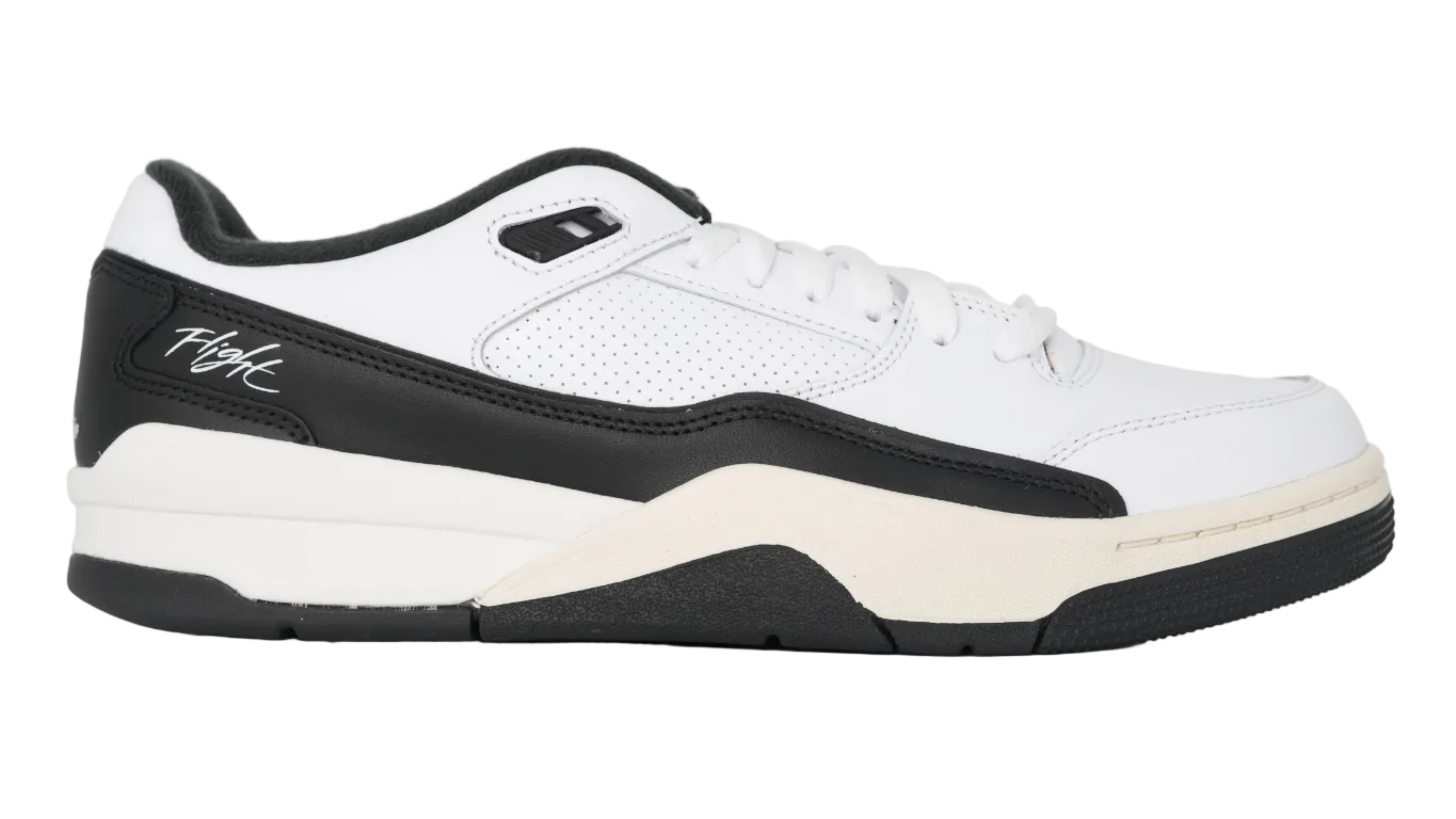 Jordan Flight Court White Black Sail