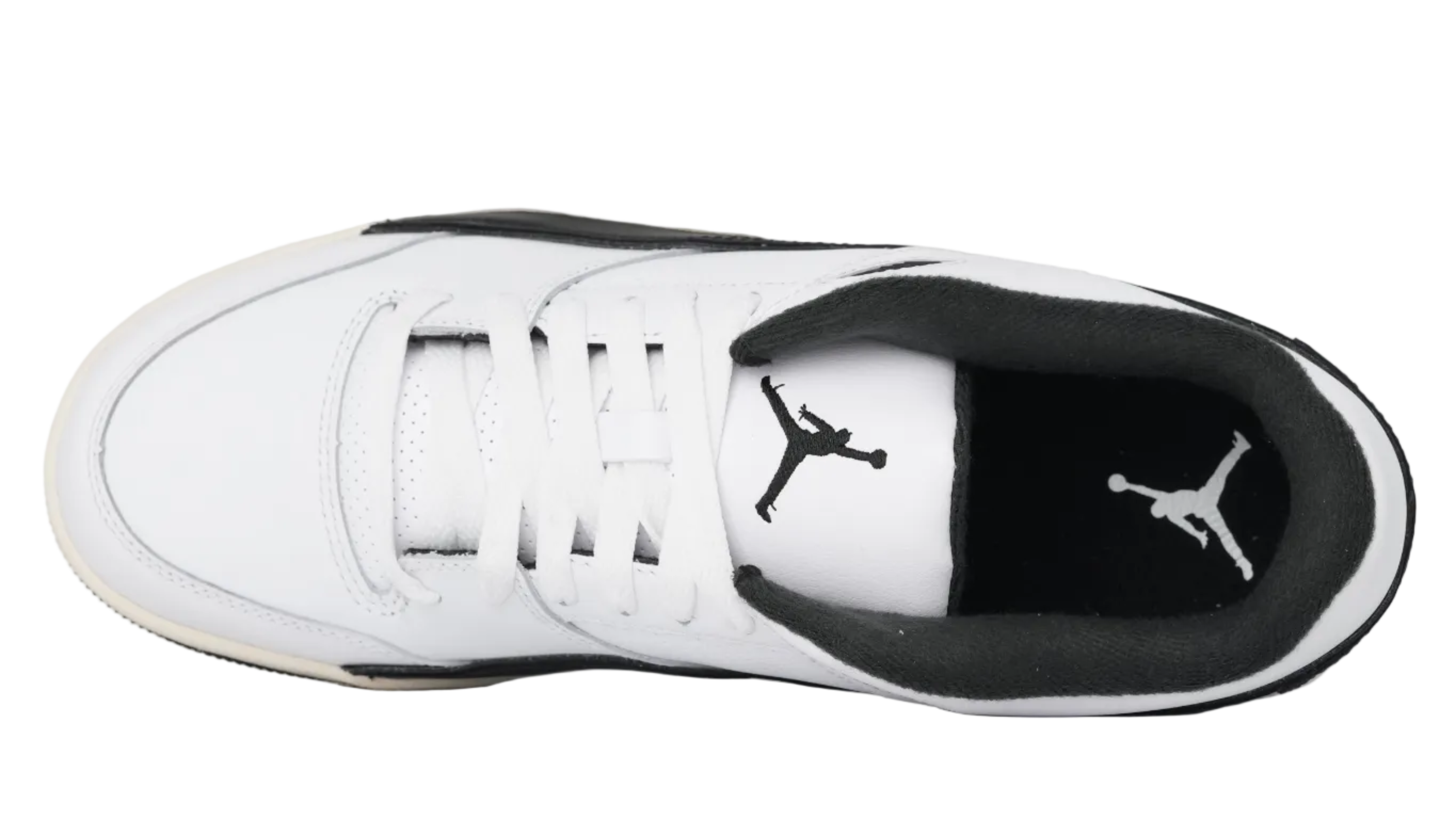 Jordan Flight Court White Black Sail