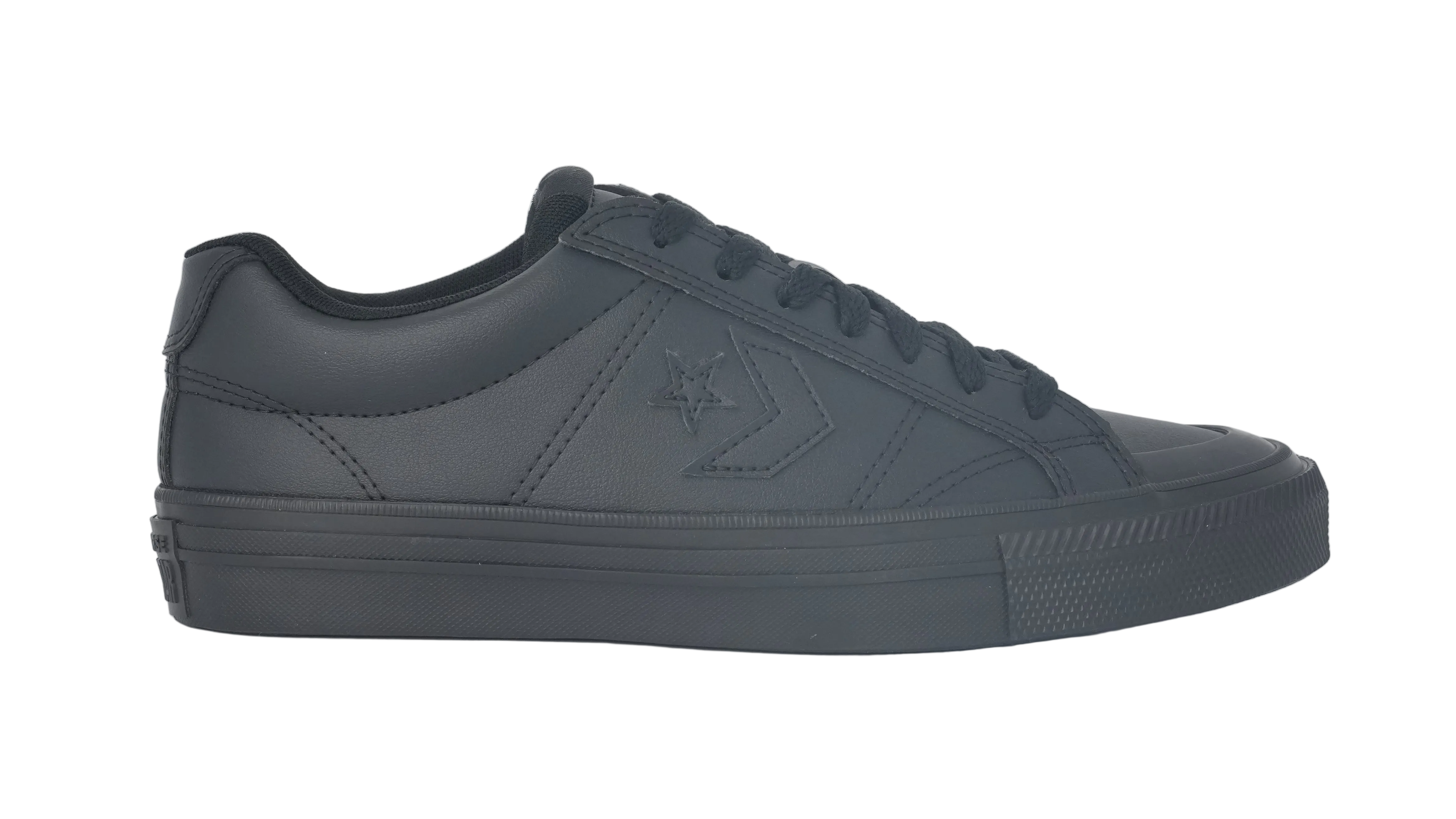 SPORT CASUAL FAUX LEATHER Triple Black