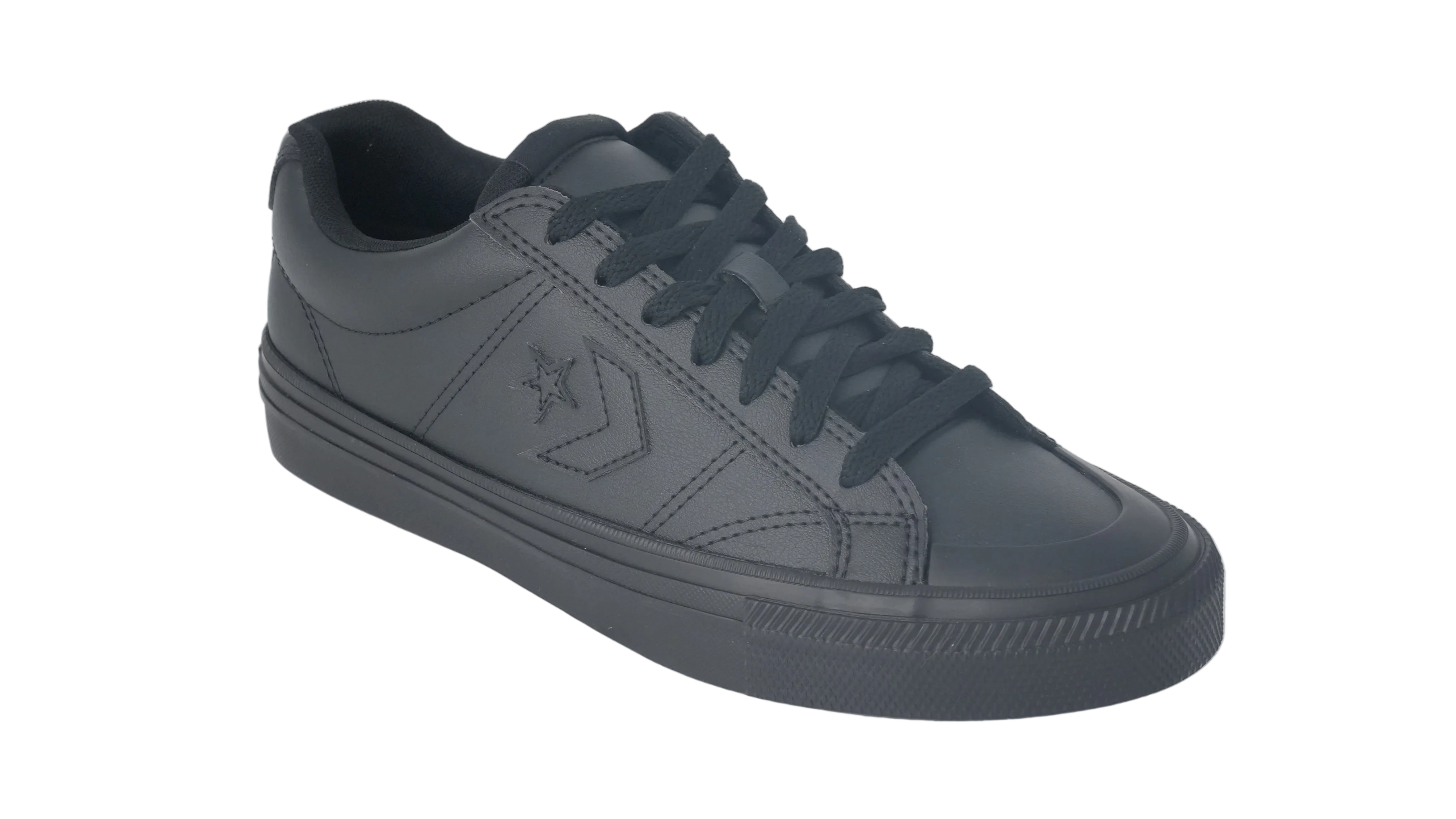 SPORT CASUAL FAUX LEATHER Triple Black