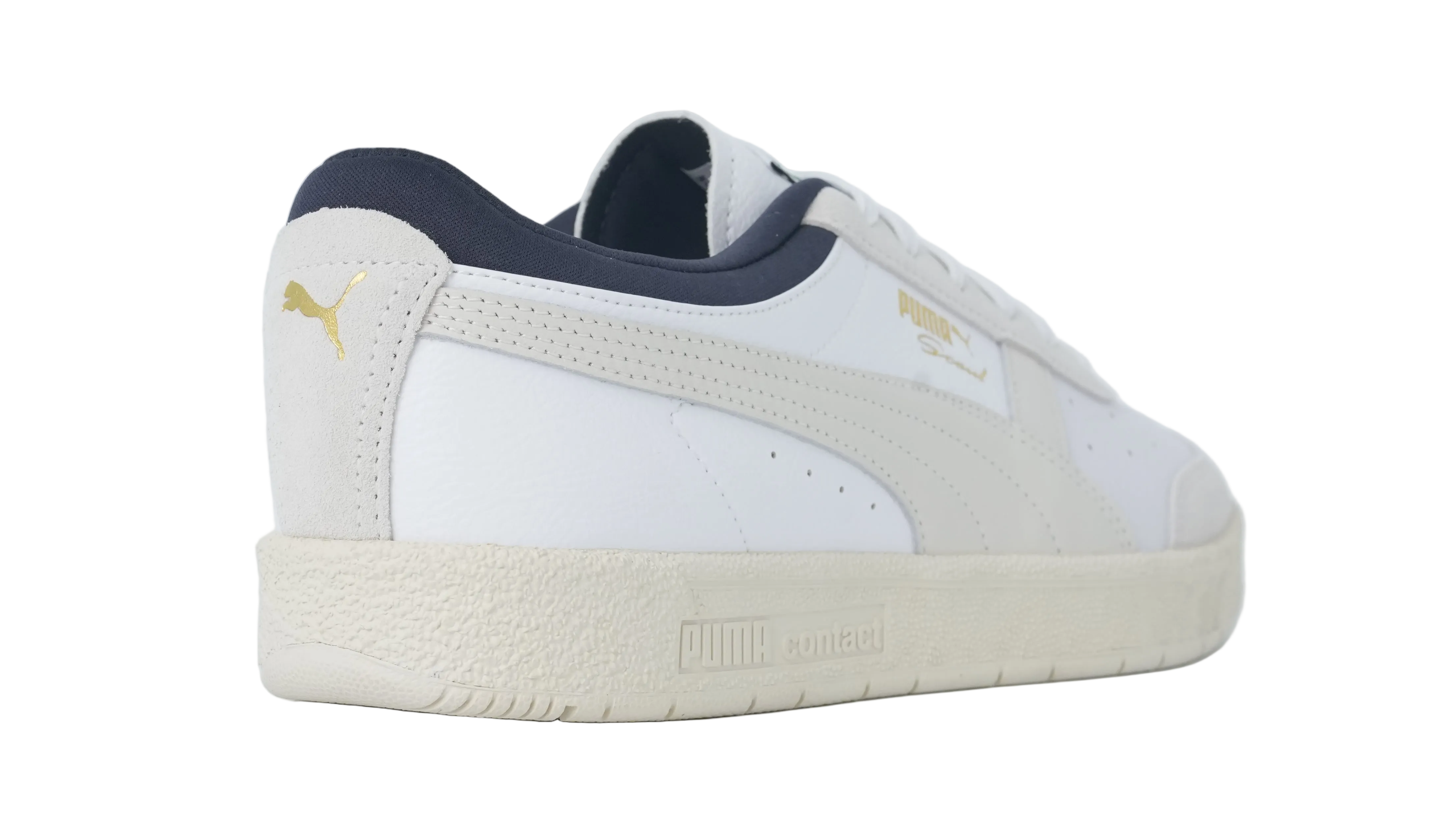 Seoul Leather White Navy