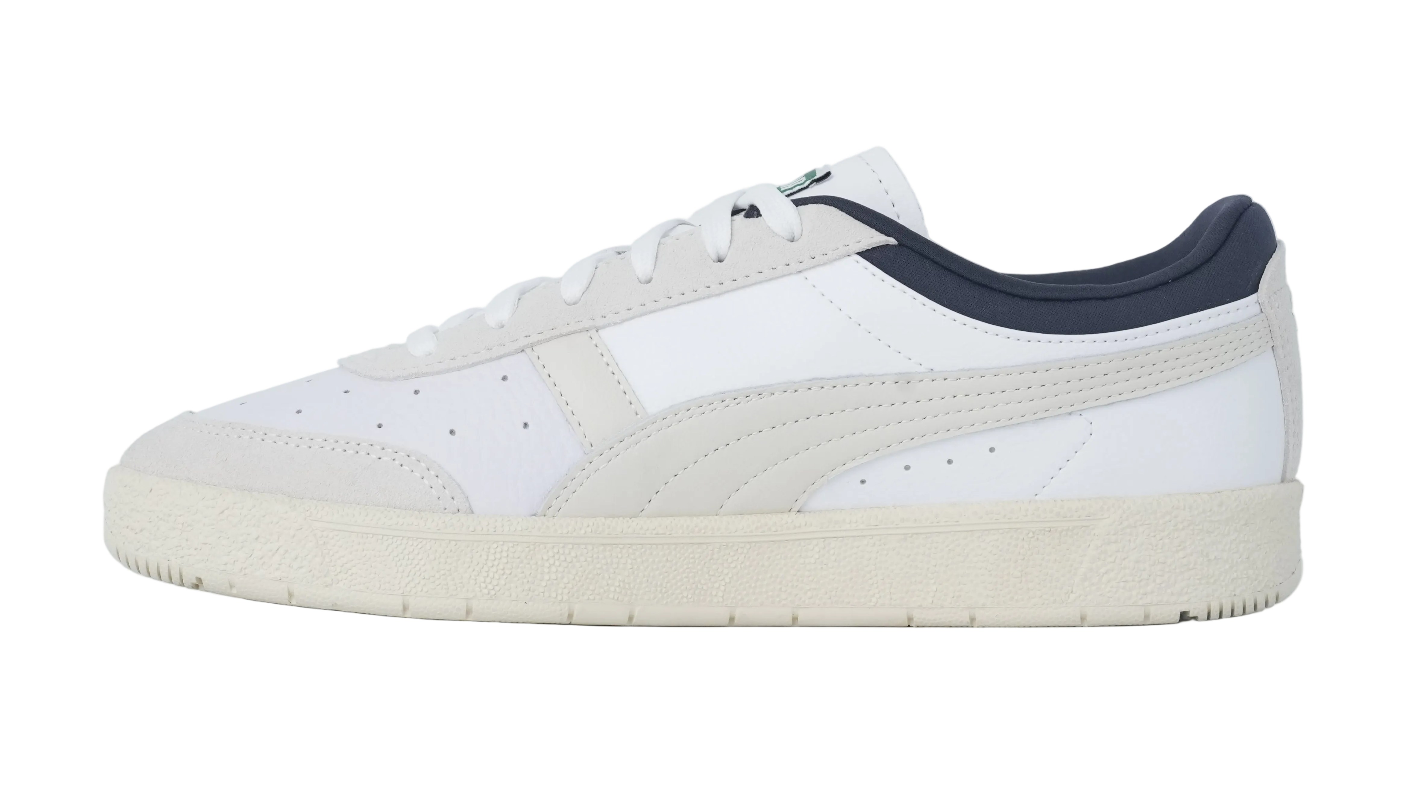 Seoul Leather White Navy