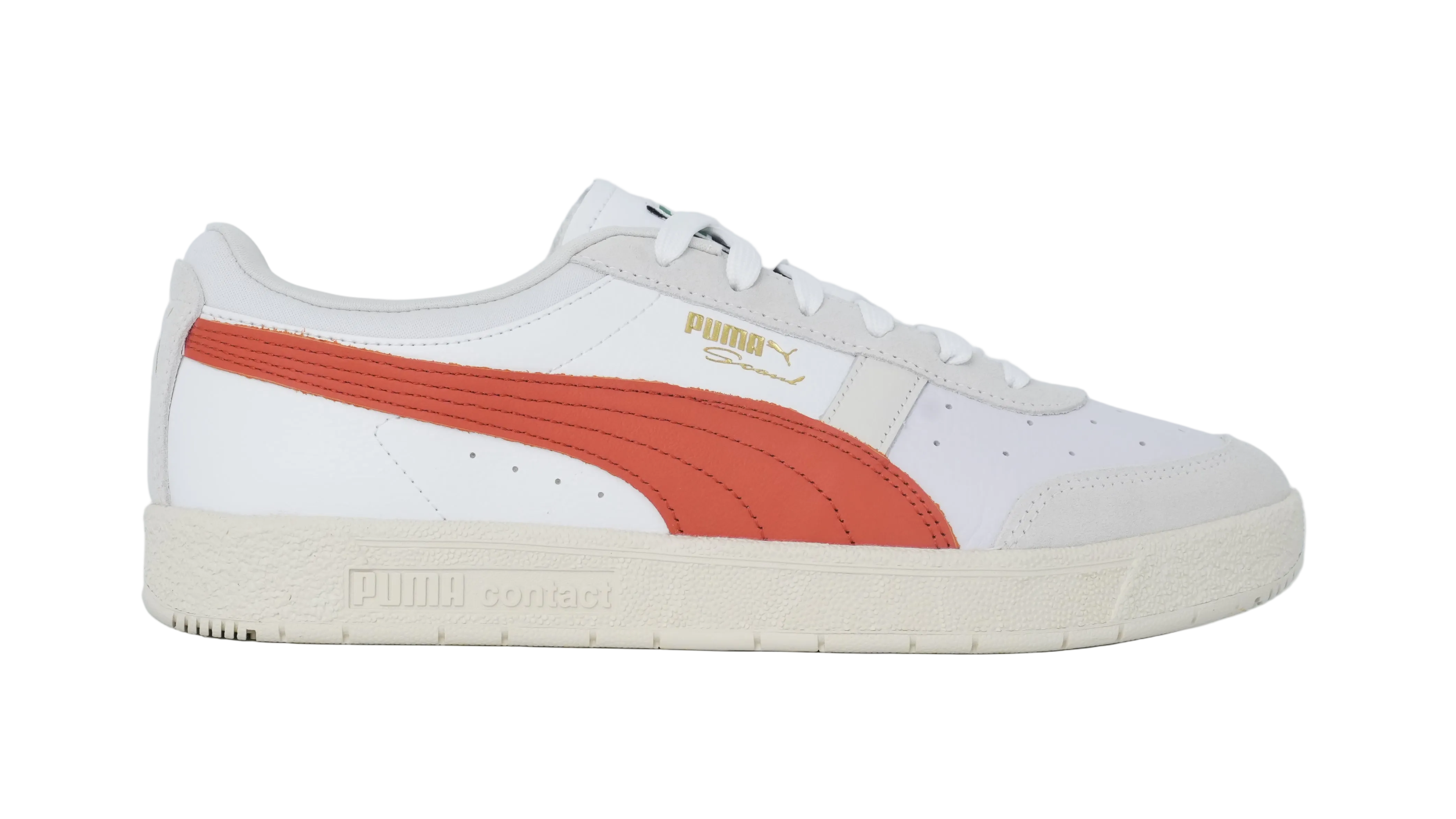Seoul Leather White Red