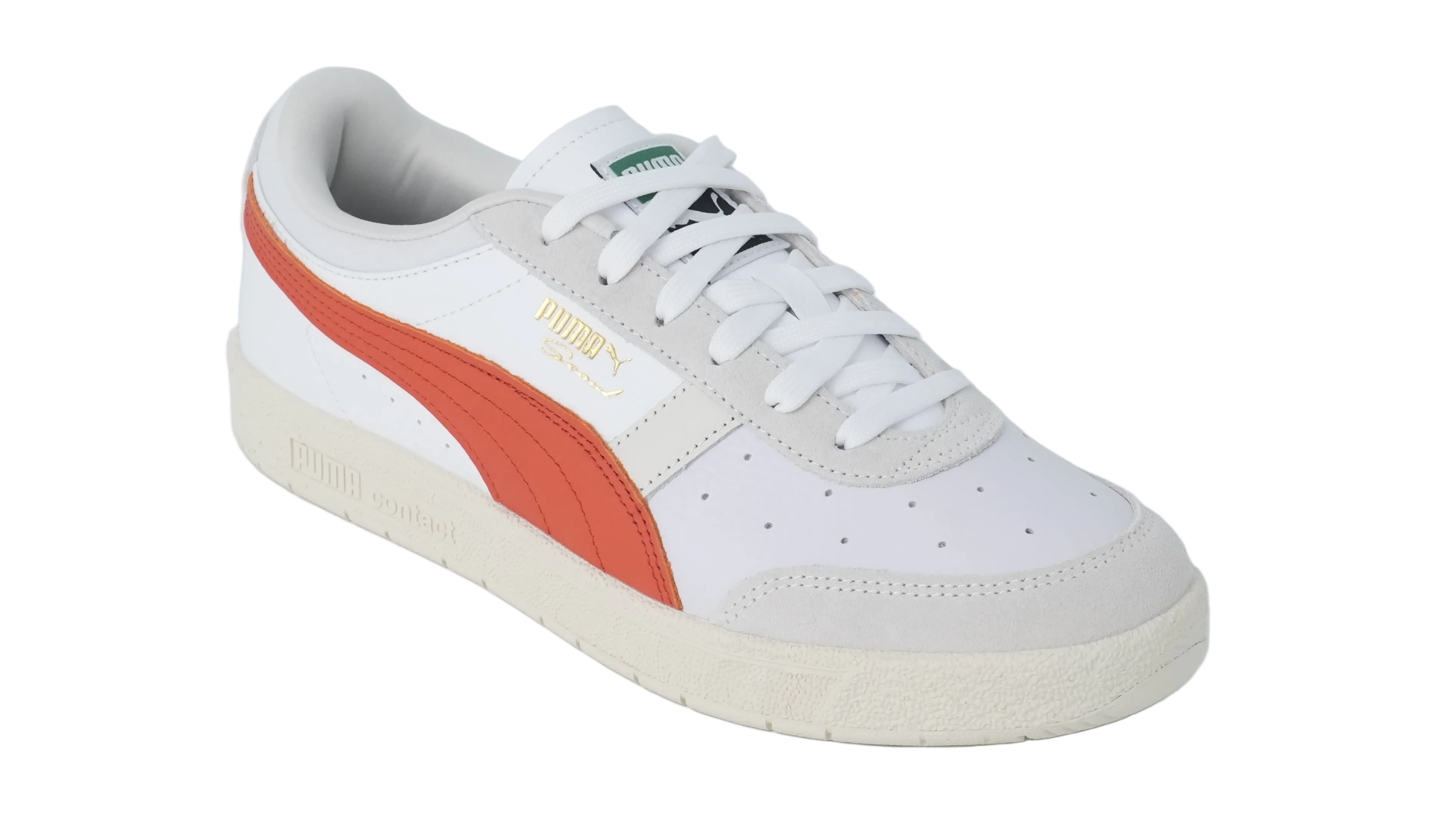 Seoul Leather White Red