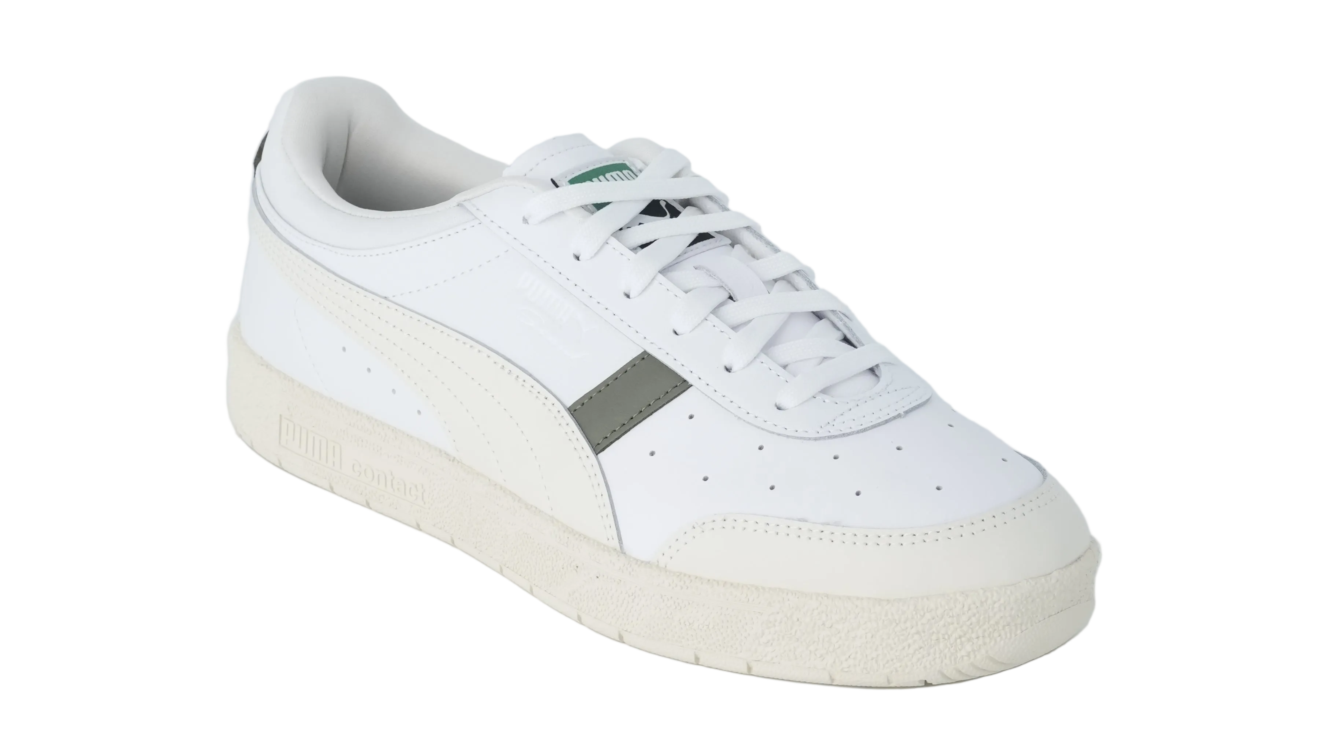 Seoul Leather Triple White Olive
